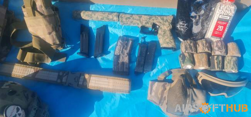 Job lot ready for field - Used airsoft equipment