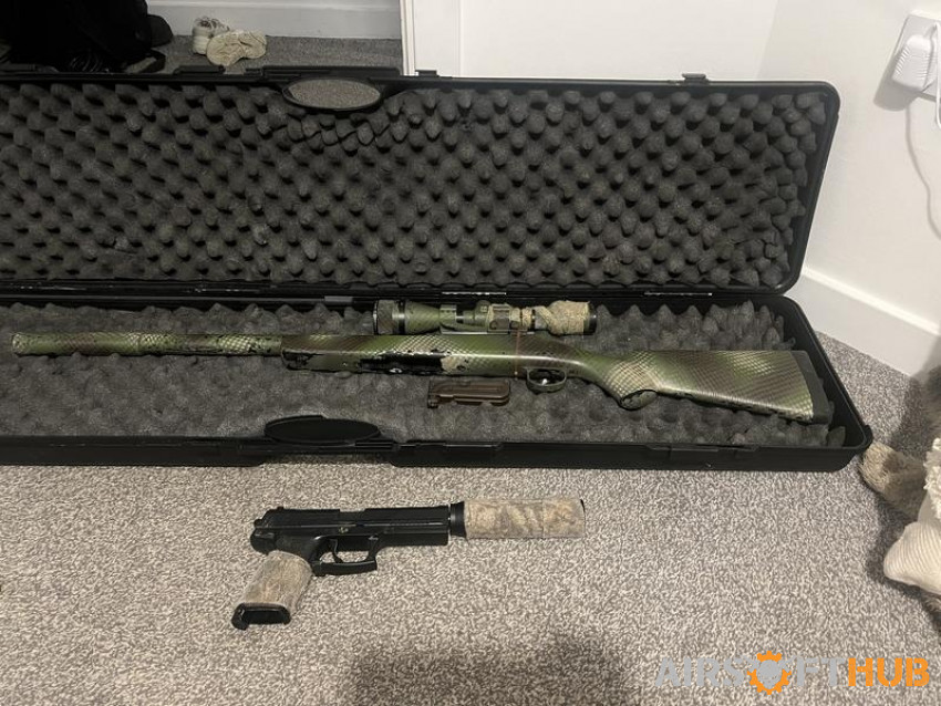 Upgraded TM VSR G Spec Bundle - Used airsoft equipment