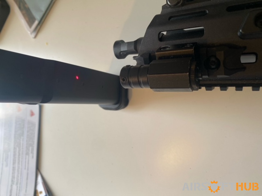 G&G SMC9 as new red dot+3 Mags - Used airsoft equipment