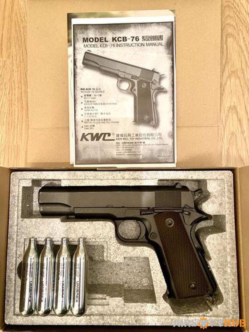 KWC 1911A1 plus Co2 - Used airsoft equipment