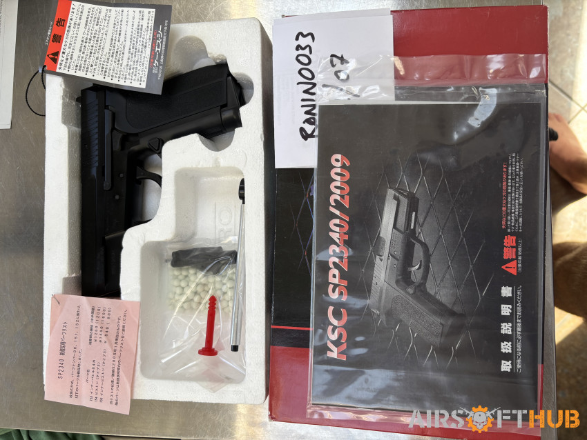 MINT KSC Sig Pro SP2340 GBB - Used airsoft equipment