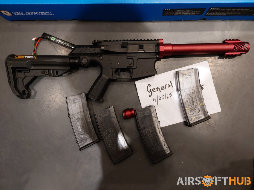 Ssg1 g&g m4 bundle - Used airsoft equipment