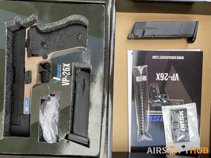 Vorsk VP-26X GBB Pistol - Used airsoft equipment