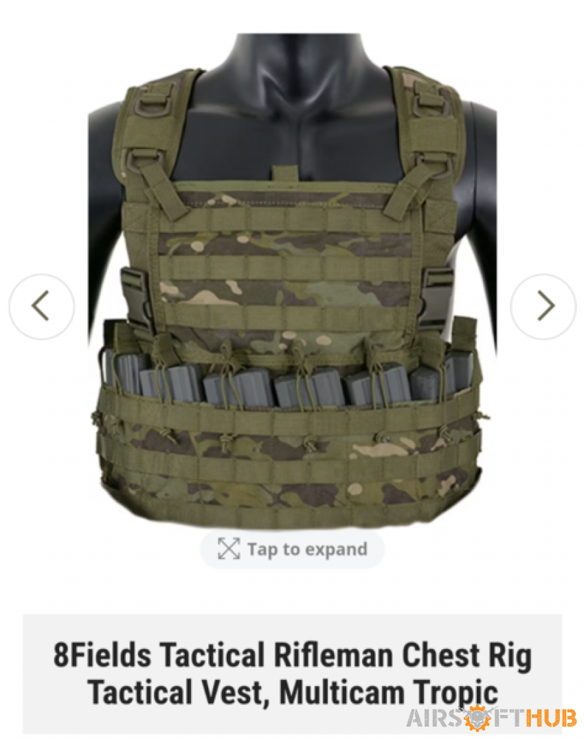 Rifleman plate carrier - Used airsoft equipment