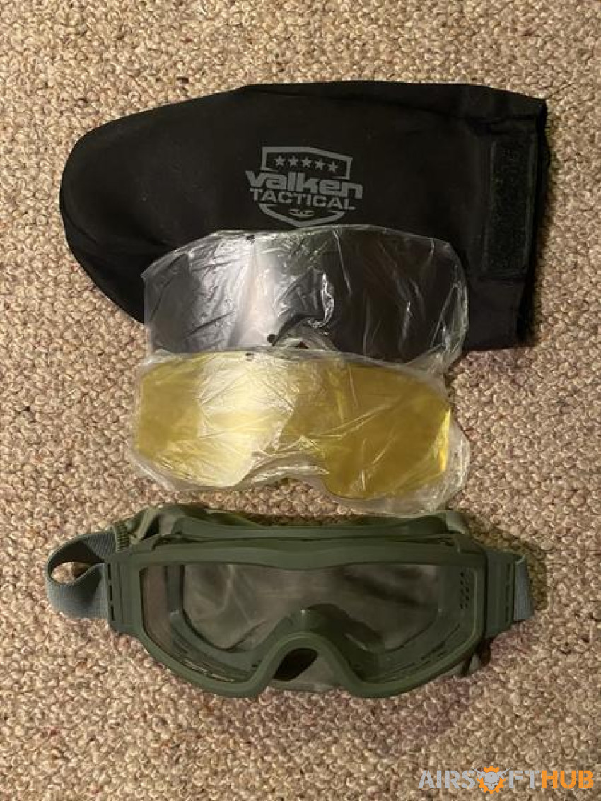 Valken Tactical Goggles Green - Used airsoft equipment