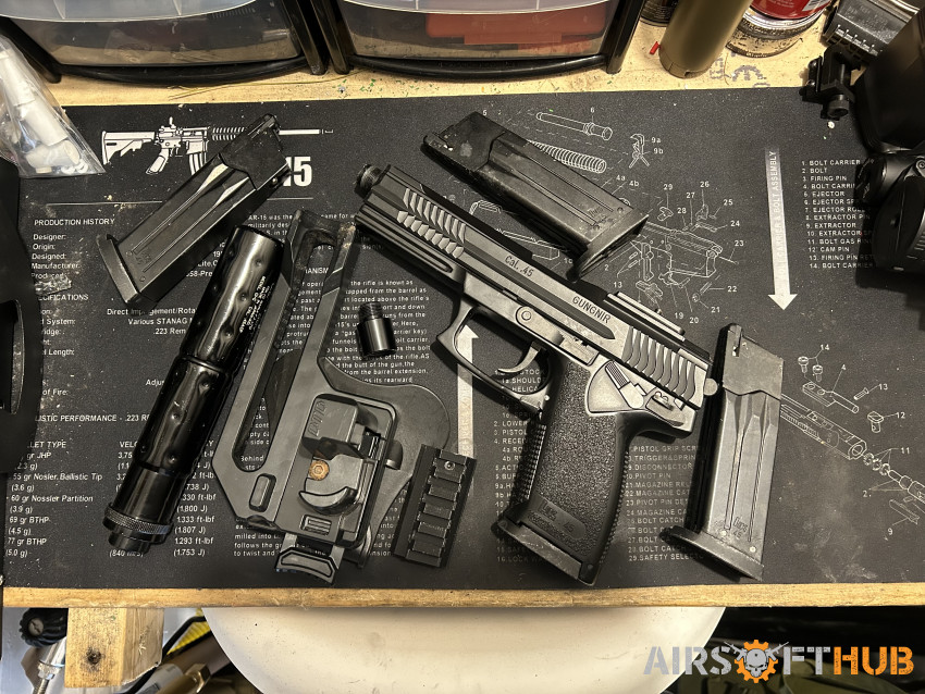 Tm mk23 upgraded - Used airsoft equipment