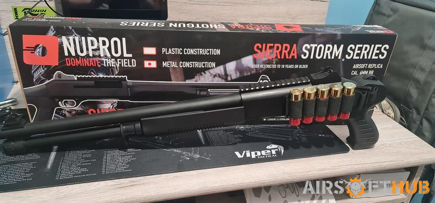 Nuprol sierra storm shotgun - Used airsoft equipment