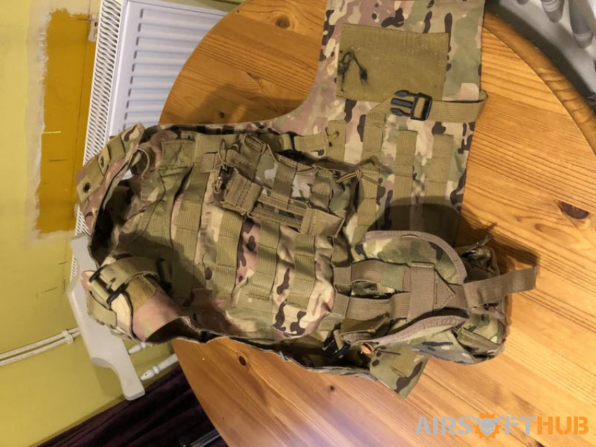 Military style Body vest - Used airsoft equipment
