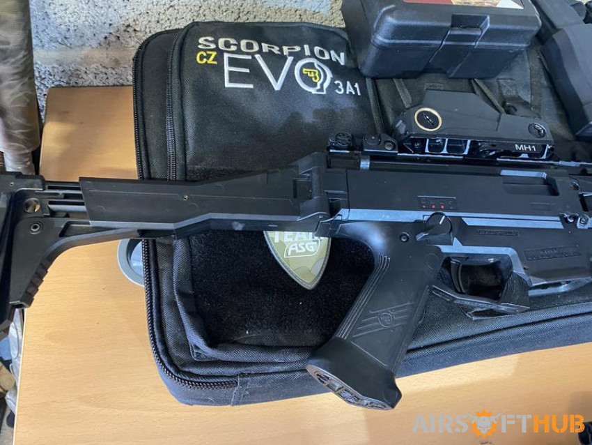 Asg Scorpion Evo Bet package - Used airsoft equipment