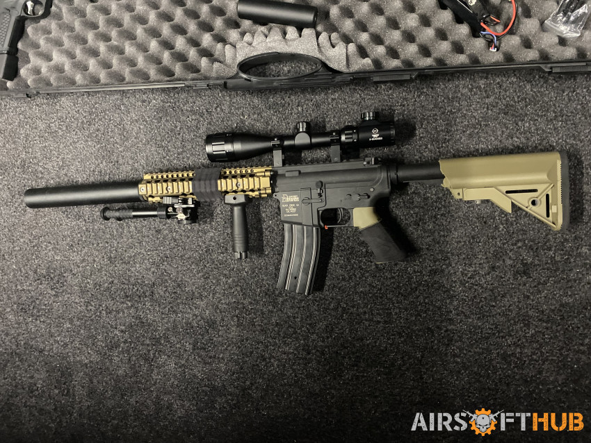 UPGRADED specna arms m4 MK18 - Used airsoft equipment