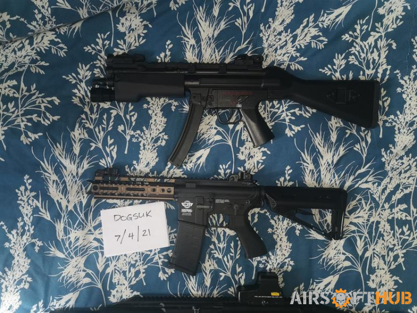 AEGS and SVD - Used airsoft equipment