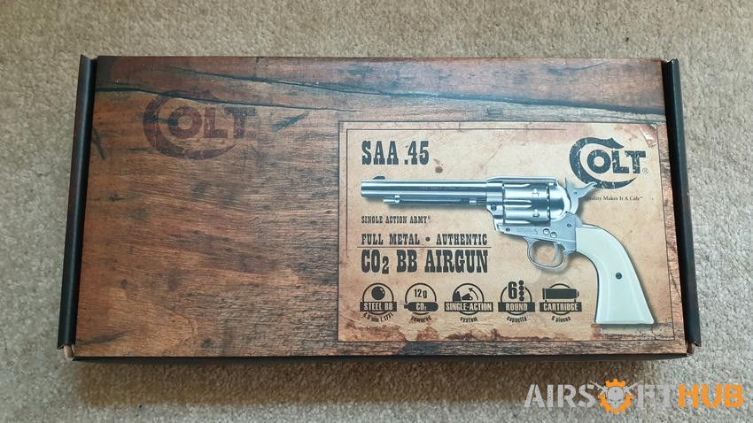 UMAREX COLT SAA .45 Co2 NICKEL - Used airsoft equipment