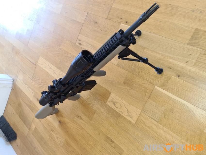 CYMA SR25 DMR FULLY UPGRADED - Used airsoft equipment
