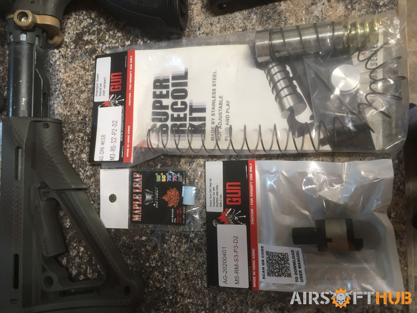 WE HK416 GBBR Custom Paint Job - Used airsoft equipment