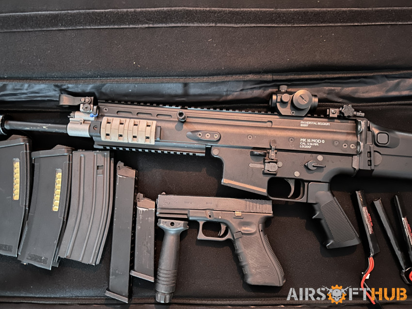 Tm recoil shock scar L +We g17 - Used airsoft equipment