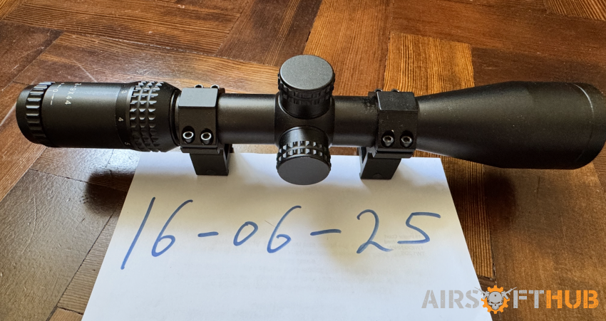 3-9x44 sniper scope - Used airsoft equipment