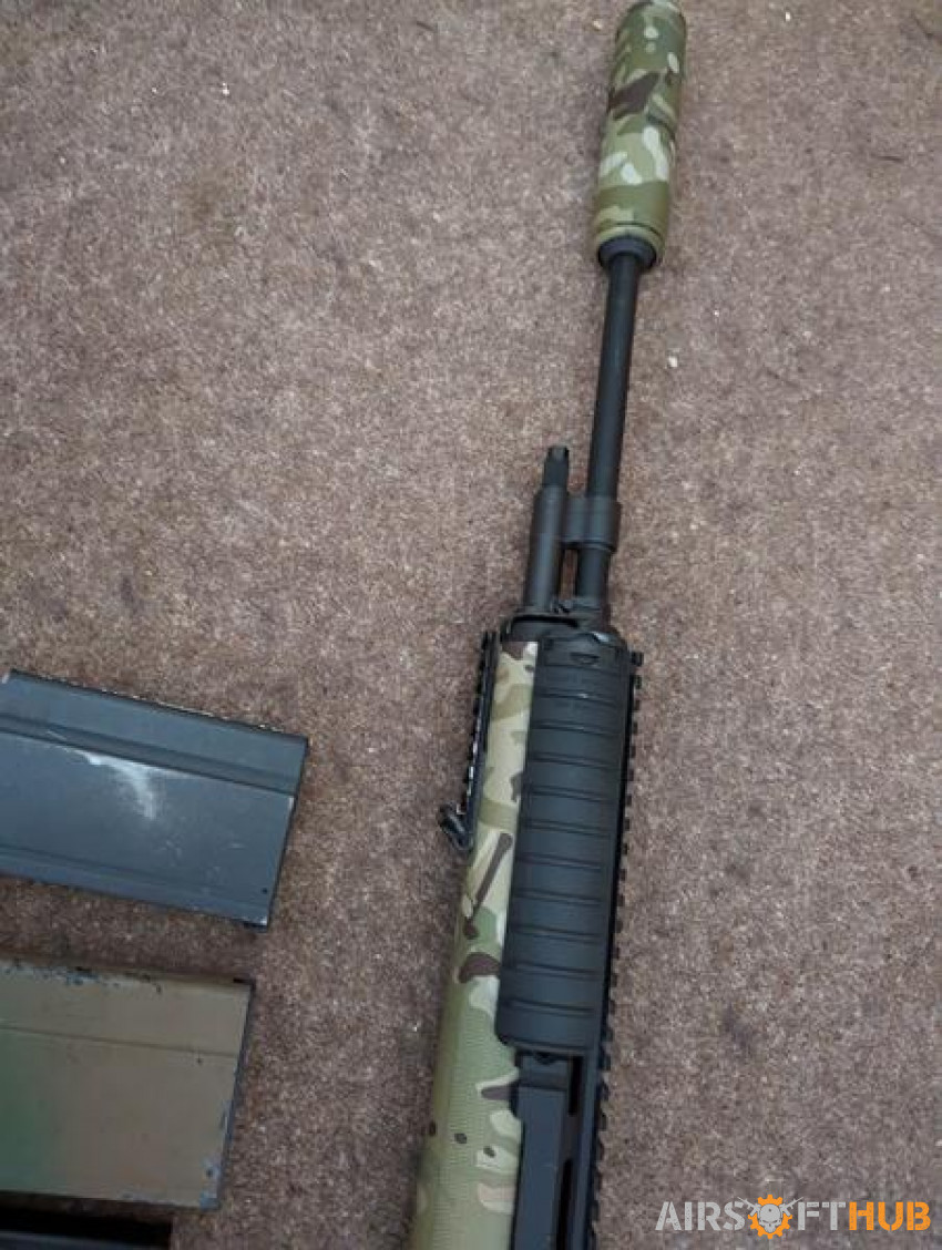 Marui M14 c/w GuarderFTK+Perun - Used airsoft equipment