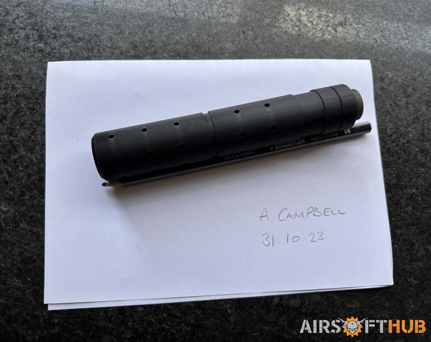 ABS Suppressor 14mm CCW - Used airsoft equipment