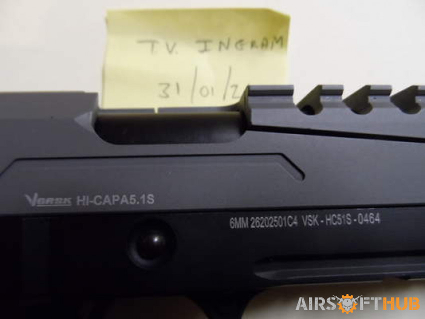 Vorsk Hi-Capa - BNIB Free Post - Used airsoft equipment