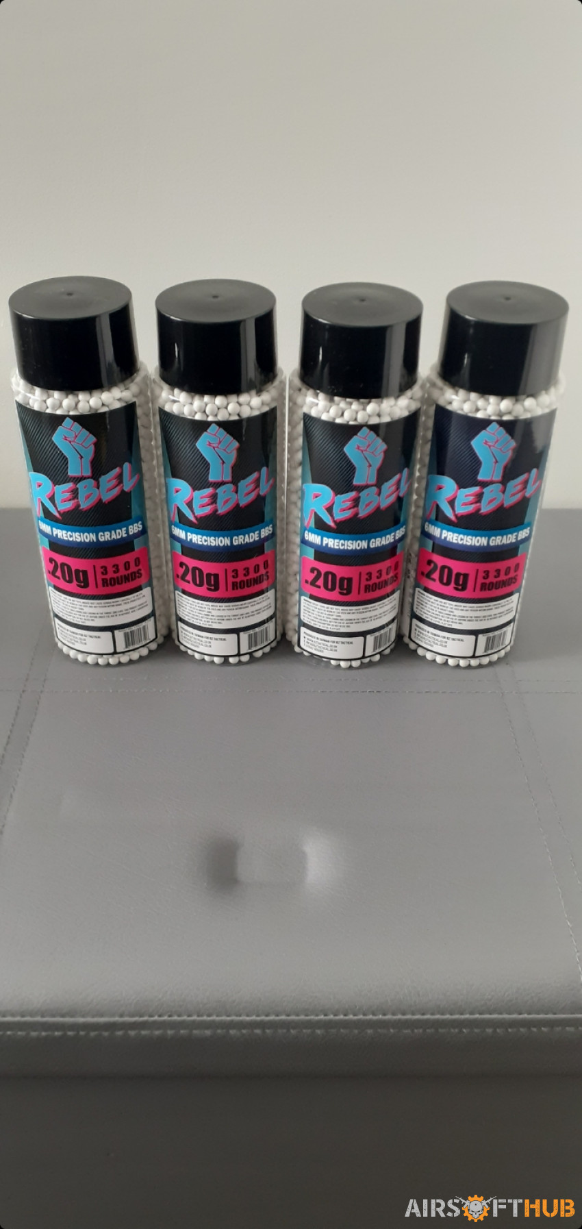 Rebel 0.20g BB'S - Used airsoft equipment