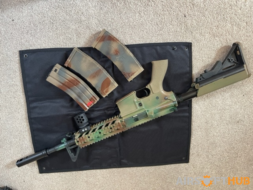 Upgraded G&G CM16 - Used airsoft equipment