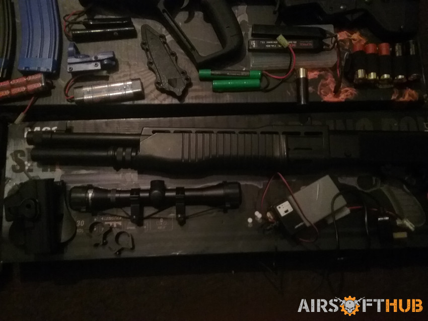 Huge airsoft joblot - Used airsoft equipment