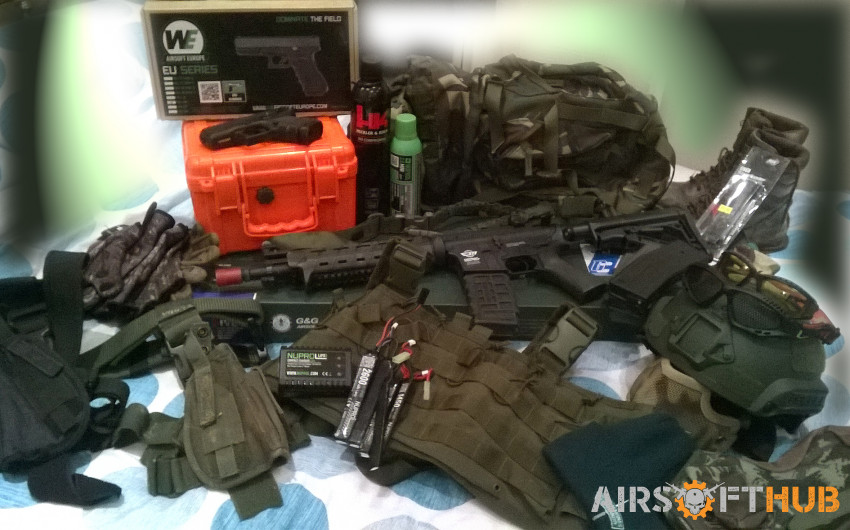 Complete Airsoft Gaming Kit - Used airsoft equipment
