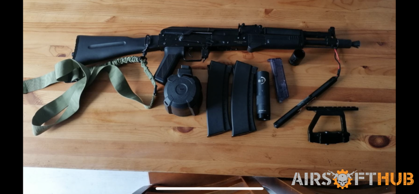 Ak 105, Golden eagle pistol - Used airsoft equipment