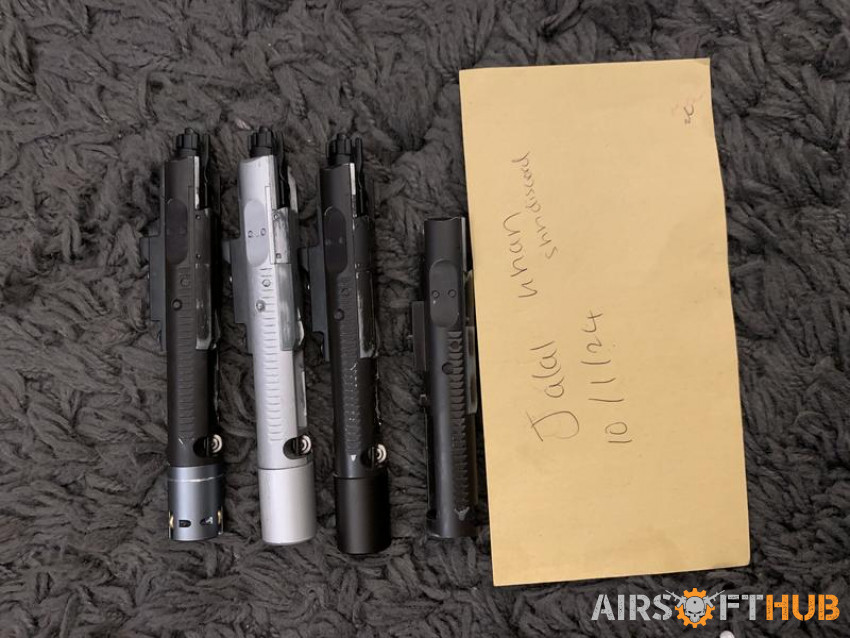 MWS magazines and bolts - Used airsoft equipment