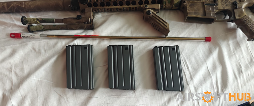 A&K SR-25 Full Stock DMR - Used airsoft equipment