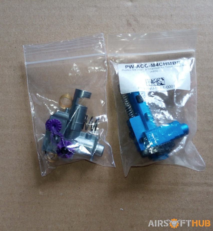 G&P/ProWin Blue M4 Hop Units - Used airsoft equipment
