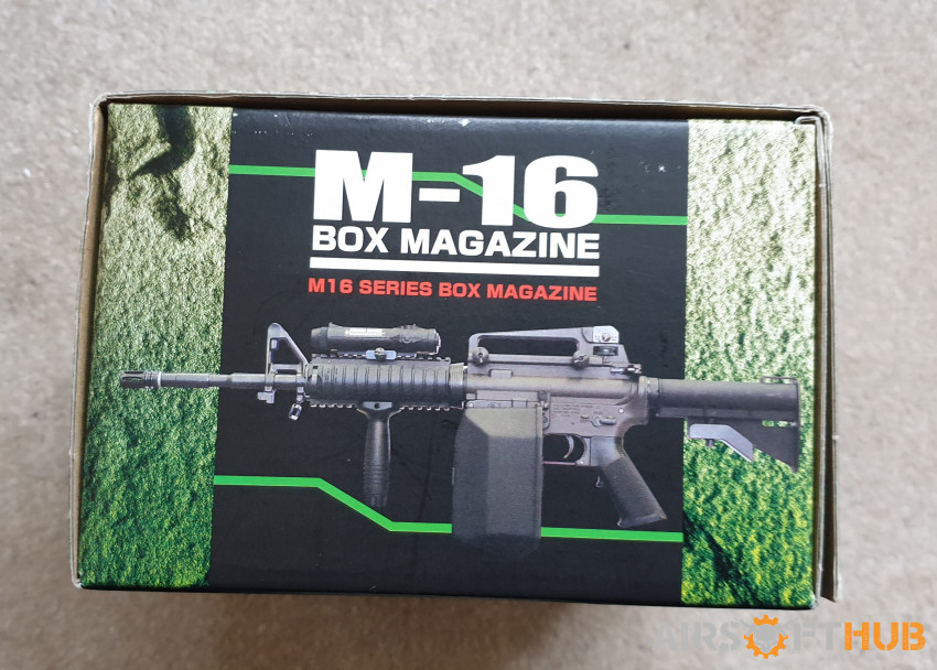 M-16 BOX MAGAZINE for TM - Used airsoft equipment