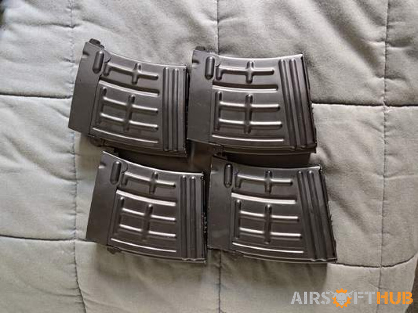 CYMA SVD/SVU Magazines - Used airsoft equipment