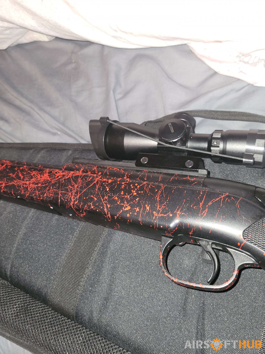 SSG 69 "bloody marble" ASG - Used airsoft equipment