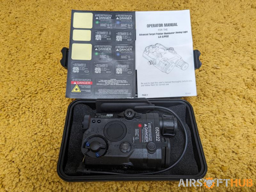 WADSN LA-5C PEQ 15 box. - Used airsoft equipment