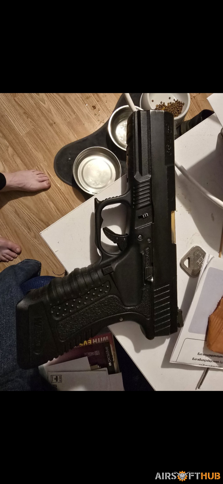 WE Tactical Glock 17 plus site - Used airsoft equipment