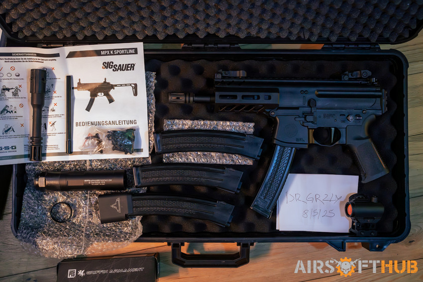 UPGRADED Sig Sauer MPX-K Sport - Used airsoft equipment