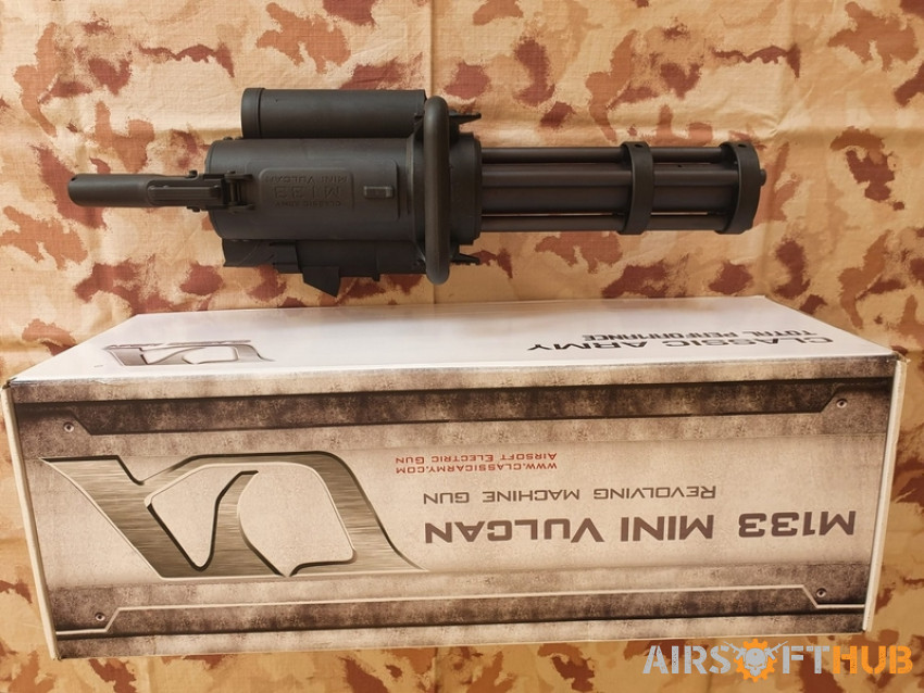 Classic army m133 Minigun - Used airsoft equipment