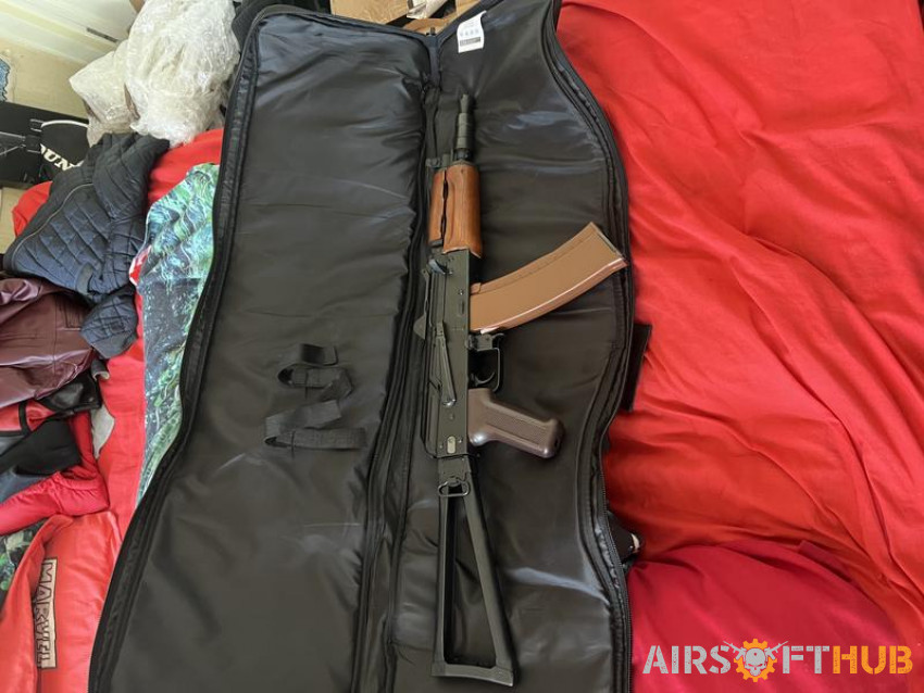 AK74u and DW Revolver - Used airsoft equipment