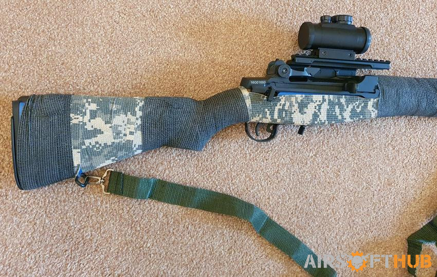 SLV M14 (Sniper,Single/Auto) - Used airsoft equipment