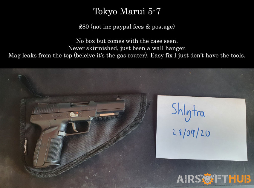 Tokyo Marui 5-7 (leaking Mag) - Used airsoft equipment