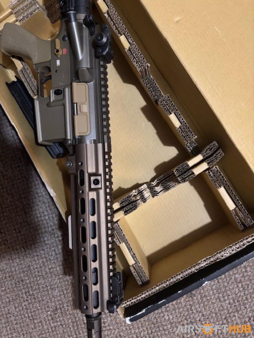 HK T416 Delta (Dark Earth) - Used airsoft equipment
