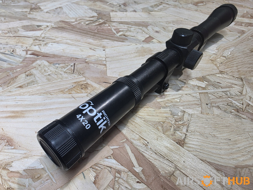 Richter Optik 4X20 Scope - Used airsoft equipment