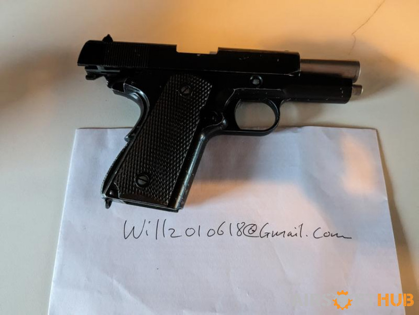 Full Metal Gas M1911 Pistol - Used airsoft equipment