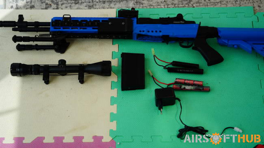 Airsoft M14 EBR Rifle - Used airsoft equipment
