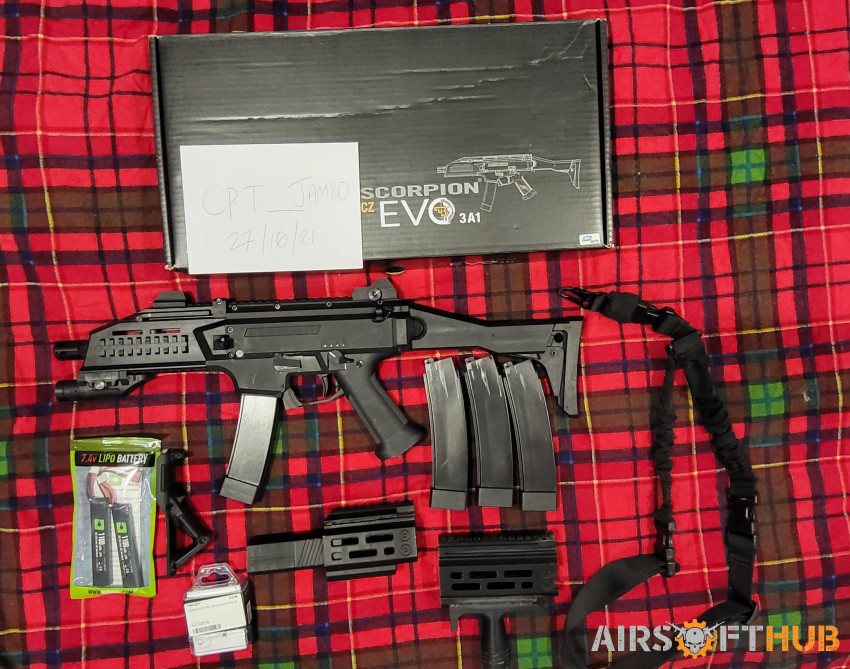 Brand new ASG Evo Scorpion - Used airsoft equipment