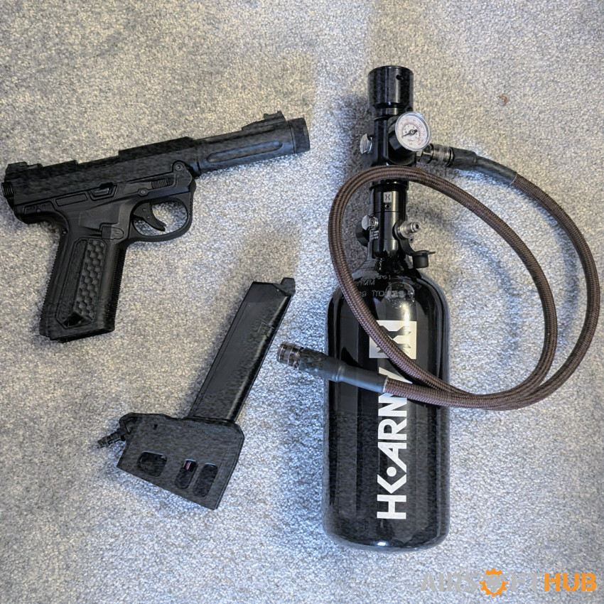 HPA KIT W/M4 Mag Adptr & AAP01 - Used airsoft equipment