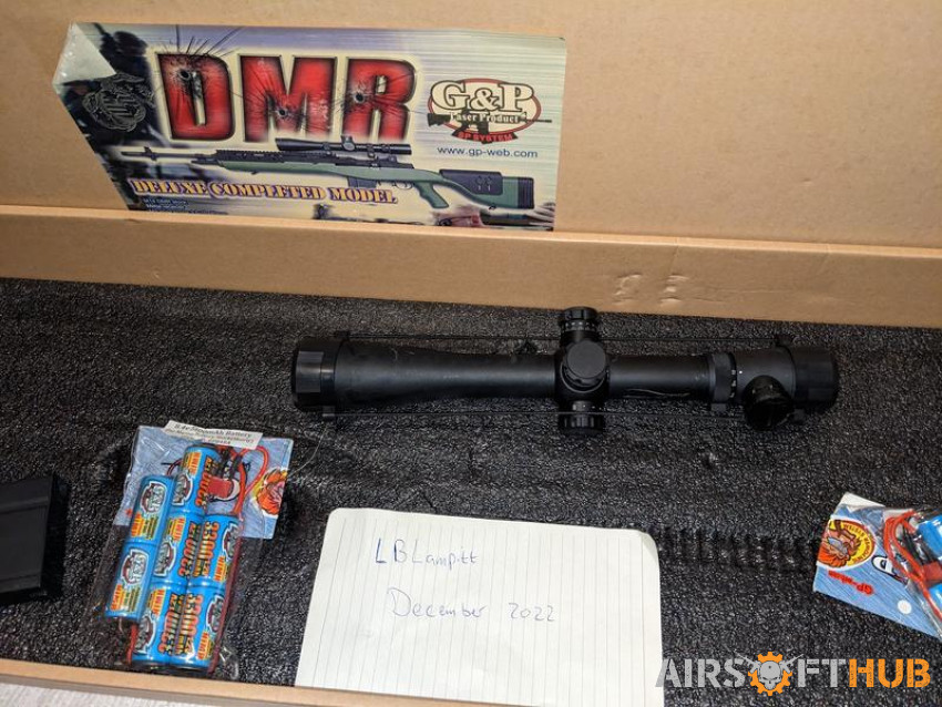 G&P M14 DMR WITH SCOPE - Used airsoft equipment