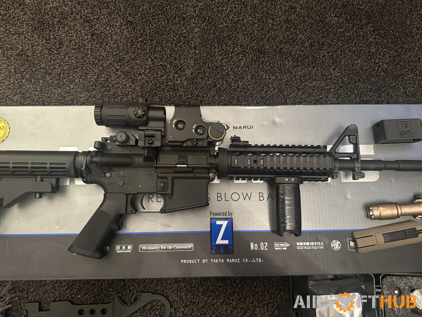 Tokyo Marui M4 Gbbr with mags - Used airsoft equipment