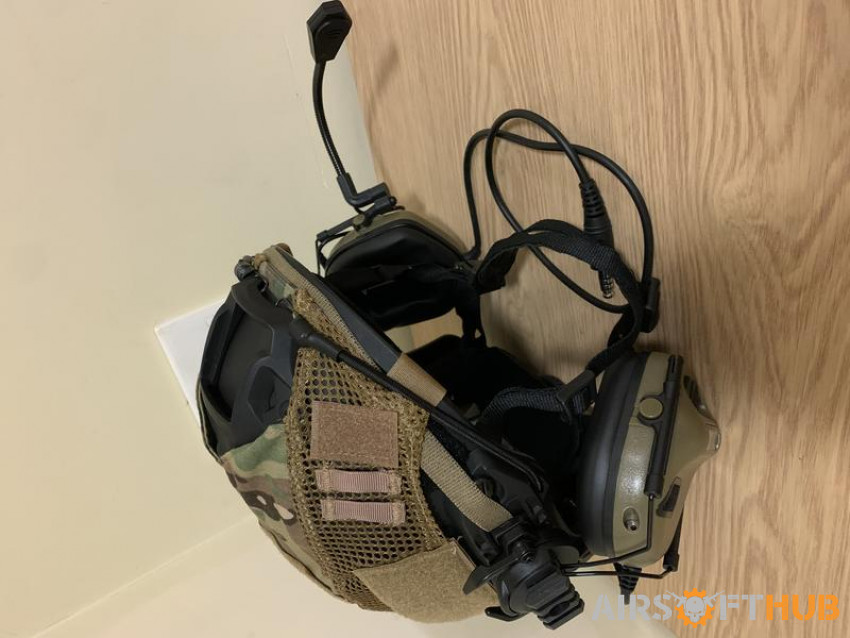 Helmet set up - Used airsoft equipment